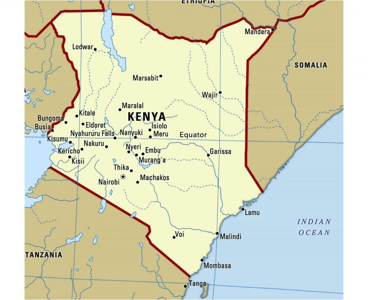 äquator in Kenia anzeigen