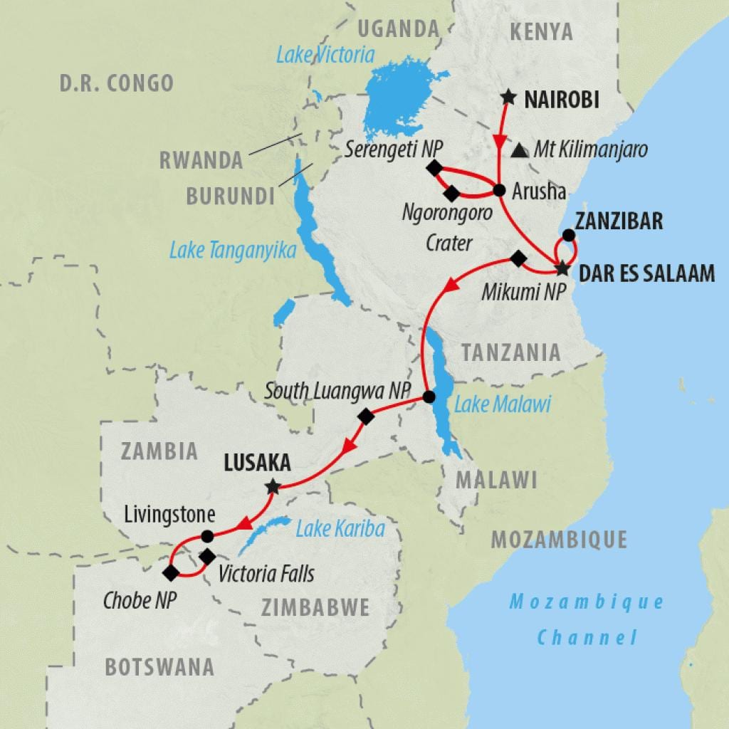 Karte anzeigen express Kenia