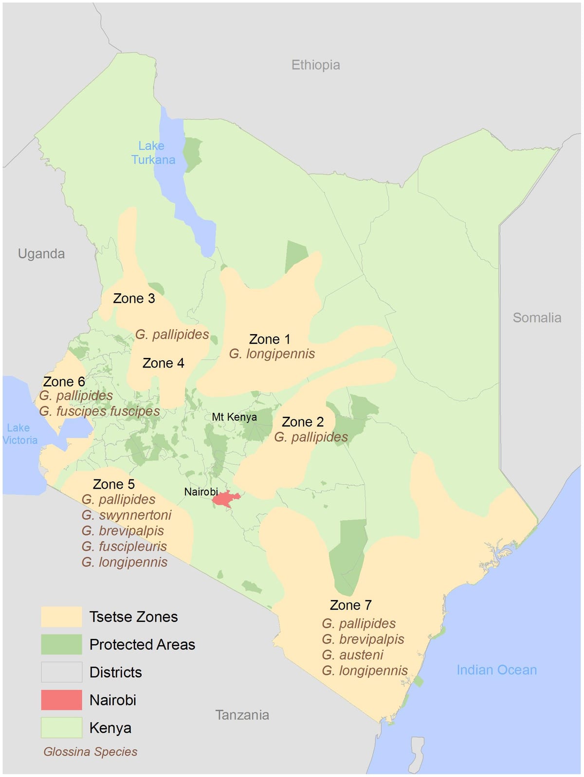 Kenia Institut für vermessung und Kartierung 2016 Einnahme