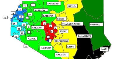 Karte von kisumu Kenia